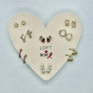 LOFT Limited Edition BCRF Earring Set